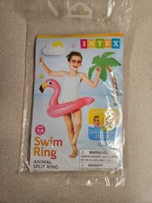 NEW - Intex Pink Flamingo Swim Ring Pool Tube Float