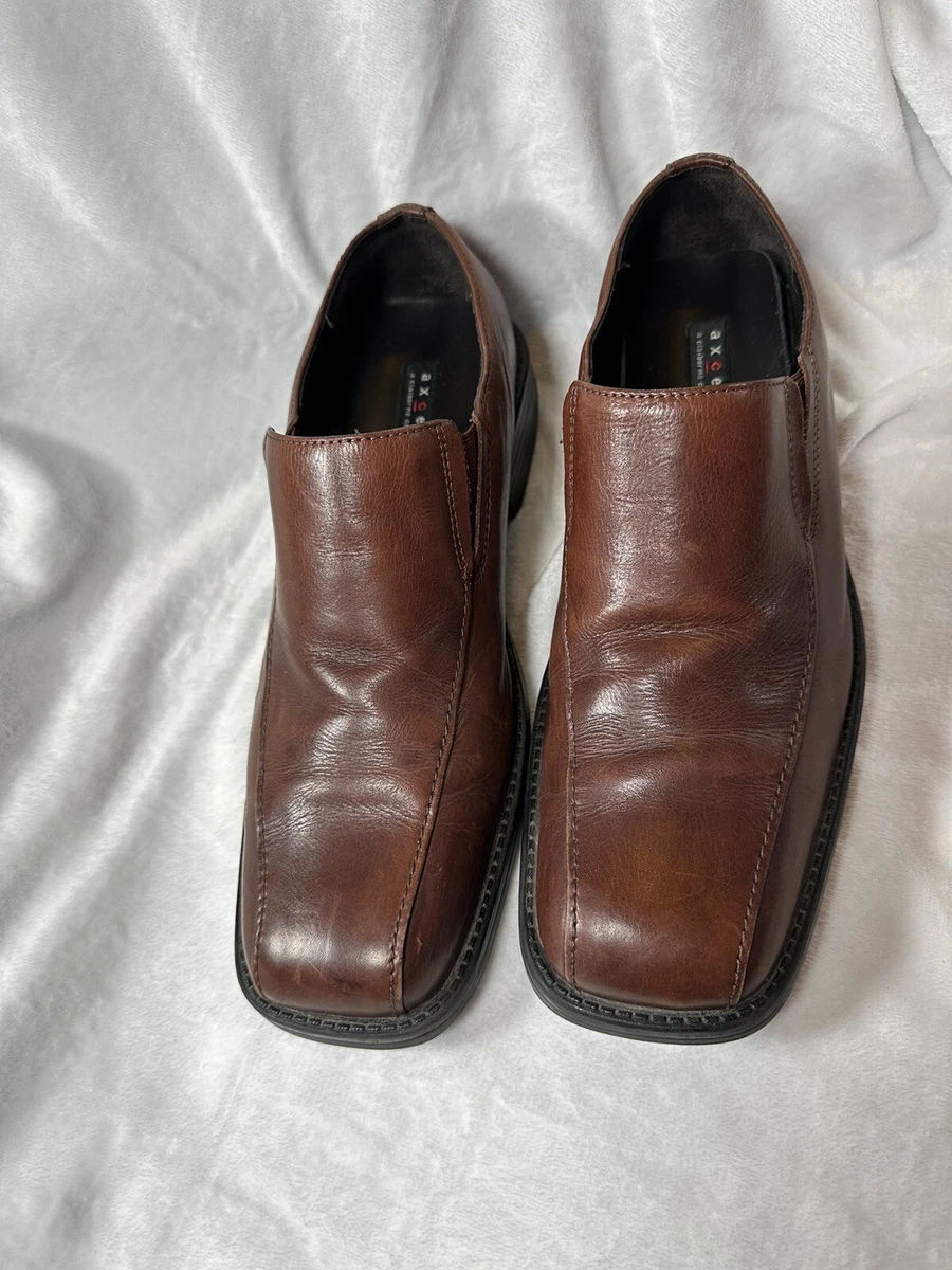 Claiborne Leather Upper Brown Dress Shoes for Men for sale  display picture 3