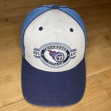 NFL Tennessee Titans AFC Blue White Colorful Mesh Snapback Hat Cap Cotton