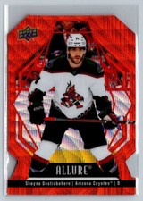 22-23 UD Allure Hockey Orange Slice 23 Shayne Gostisbehere