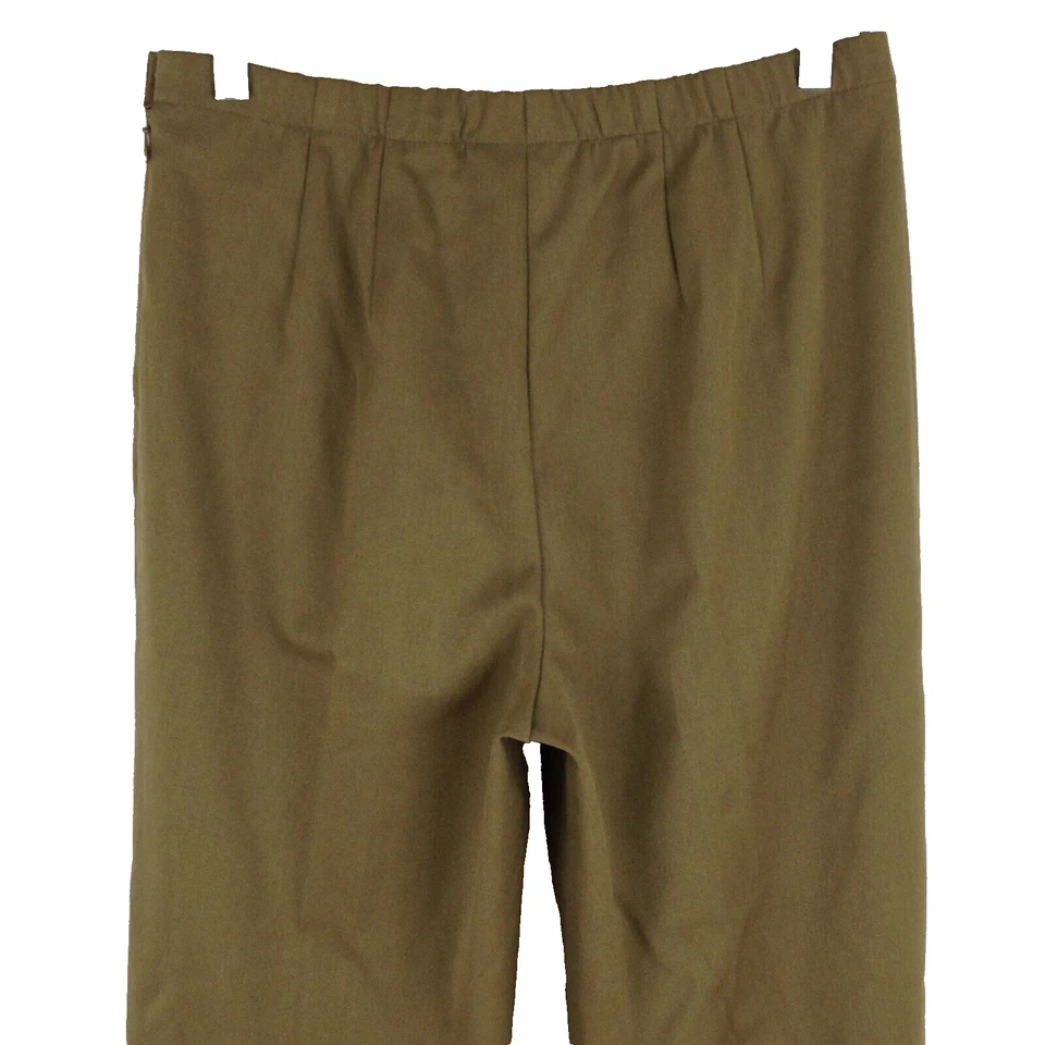 JH Collectibles Mujer Vestido Cónico Pantalón Talla 6 Elástico Verde Oliva Cintura Elástica Foto 4 de 4