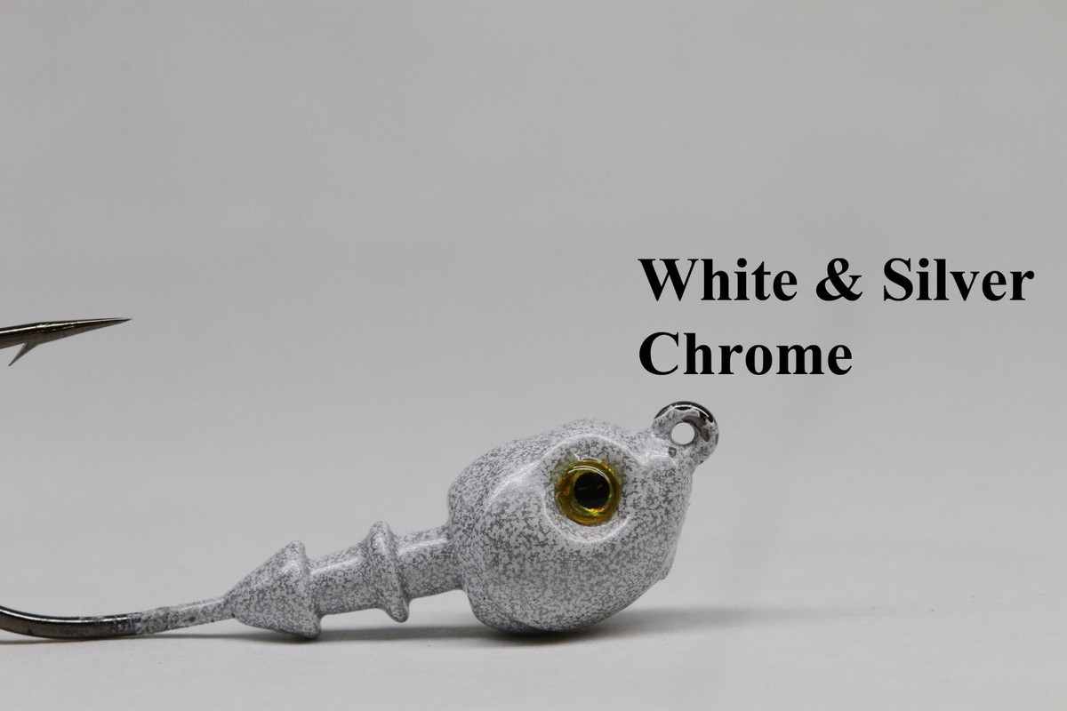 Palamito Da Pesca Jig Per Pesca Al Bass - 1,5 Oz, Confezione Da 3, Con Ganci Mustad Micro Jig - Foto 13