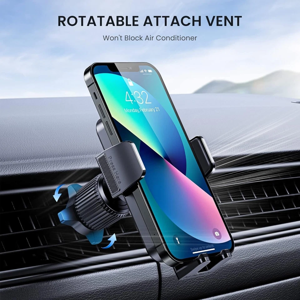 Auto Handyhalterung Autohalterung Kfz Halterung Handy Halterung Halter 360° LKW - Bild 2 von 4