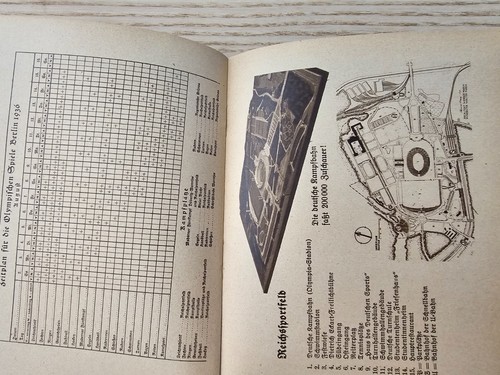 Olympiade Olympia 1936 PRE WW2 Original Germany German Booklet 1st Top Brass ... - Bild 11 von 16