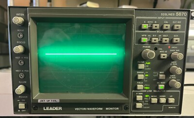 Leader vector/waveform monitor 525Lines 5870