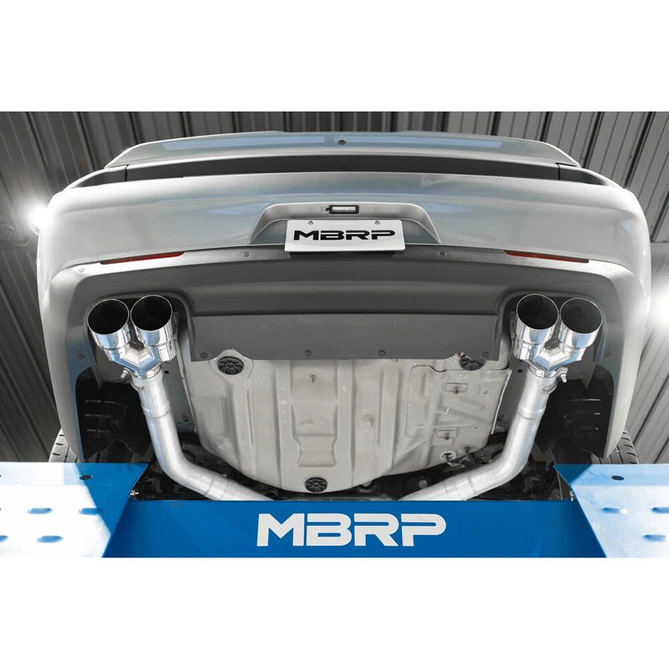 Escape trasero MBRP S7116AL Armor Lite acero gato para Dodge Challenger 2015-16 5,7 L Foto 4 de 4