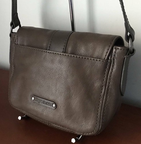 frye & co. Leather Small Crossbody ~ Adelaide ~ Stone - Picture 5 of 8