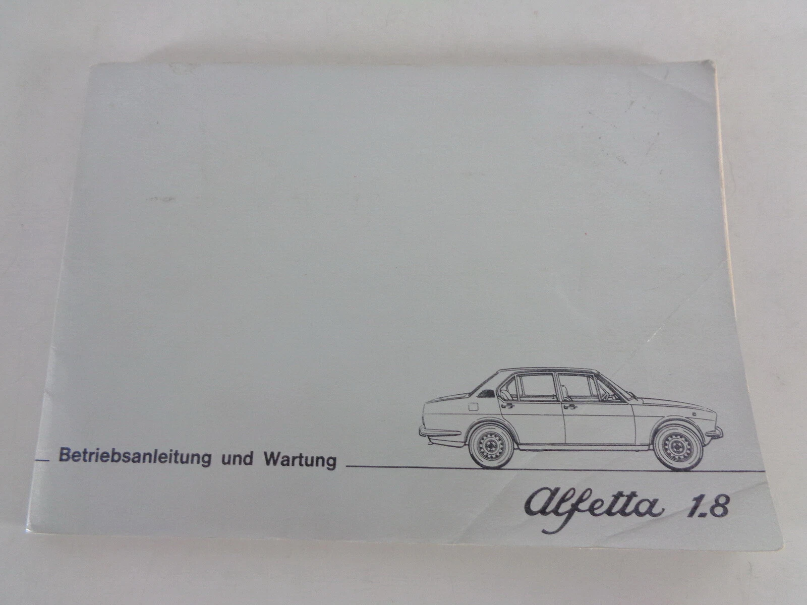 Operating Instructions / Manual Alfa Romeo Alfetta 1.8 Liter As of 02/1976