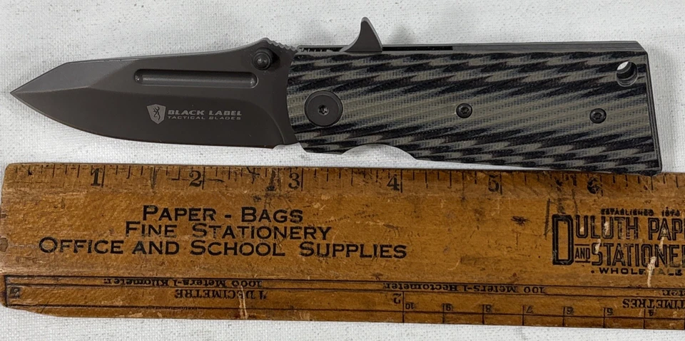 Cuchillo Carpeta Browning Black Label Tactical Blades 1911 ¡Bonito! Foto 4 de 4