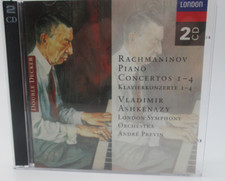 Rachmaninov Piano Concertos 1-4 Ashkenazy, Previn, LSO ships next business day