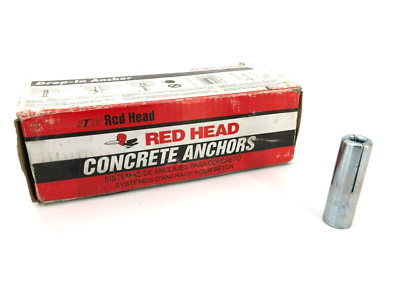 Box of 45 Red Head RL-12 Drop-In Anchors 1/2'' x 5/8'' 