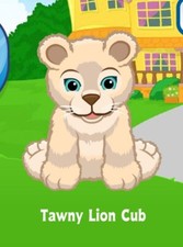 Webkinz Classic Tawny Lion Cub Virtual Adoption Code Only Messaged