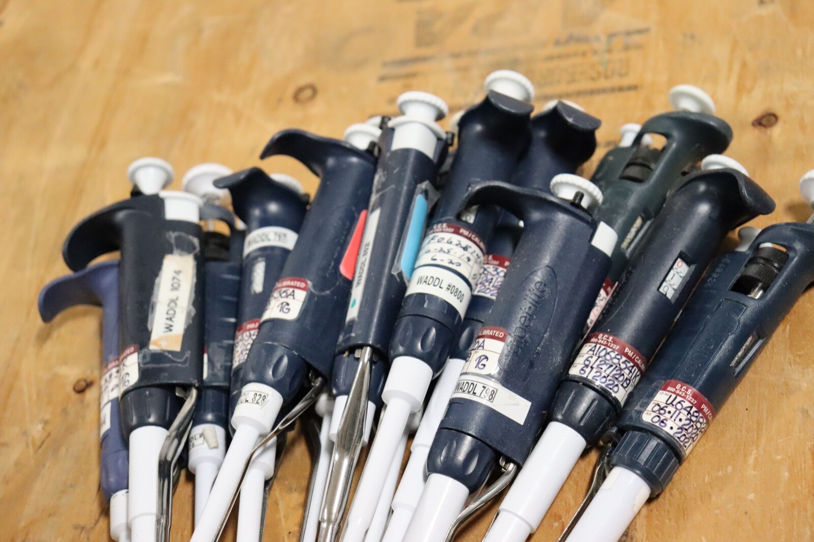 Lot of 14 Mettler Rainin LTS PipetteLite Adjustable Pipett eBay