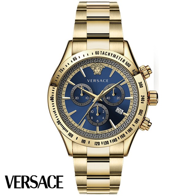 versace blue watch