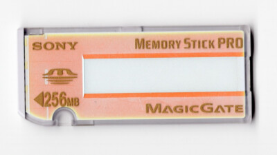 256mb Sony Memory Stick Pro MagicGate Original Long Card Digital Camera ...