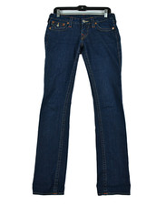 True Religion Jeans Women's 27 Billy Bootcut Flap Pockets Made in USA Denim