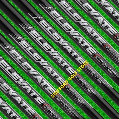 True Temper Elevate 95 Onyx .370'' Parallel Tip Iron Shafts Set - Stiff Flex 40''L