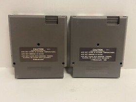 Lote de juegos NES (doble regate, aros) probado por Nintendo