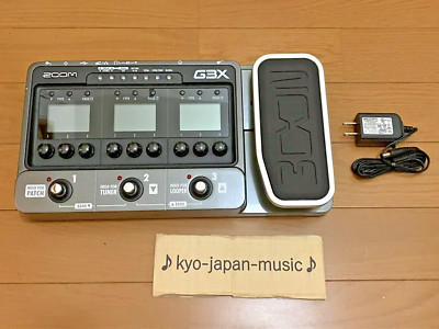 Zoom G3X Guitar Multi Effects Processor With Adapter Made in China Effects Used