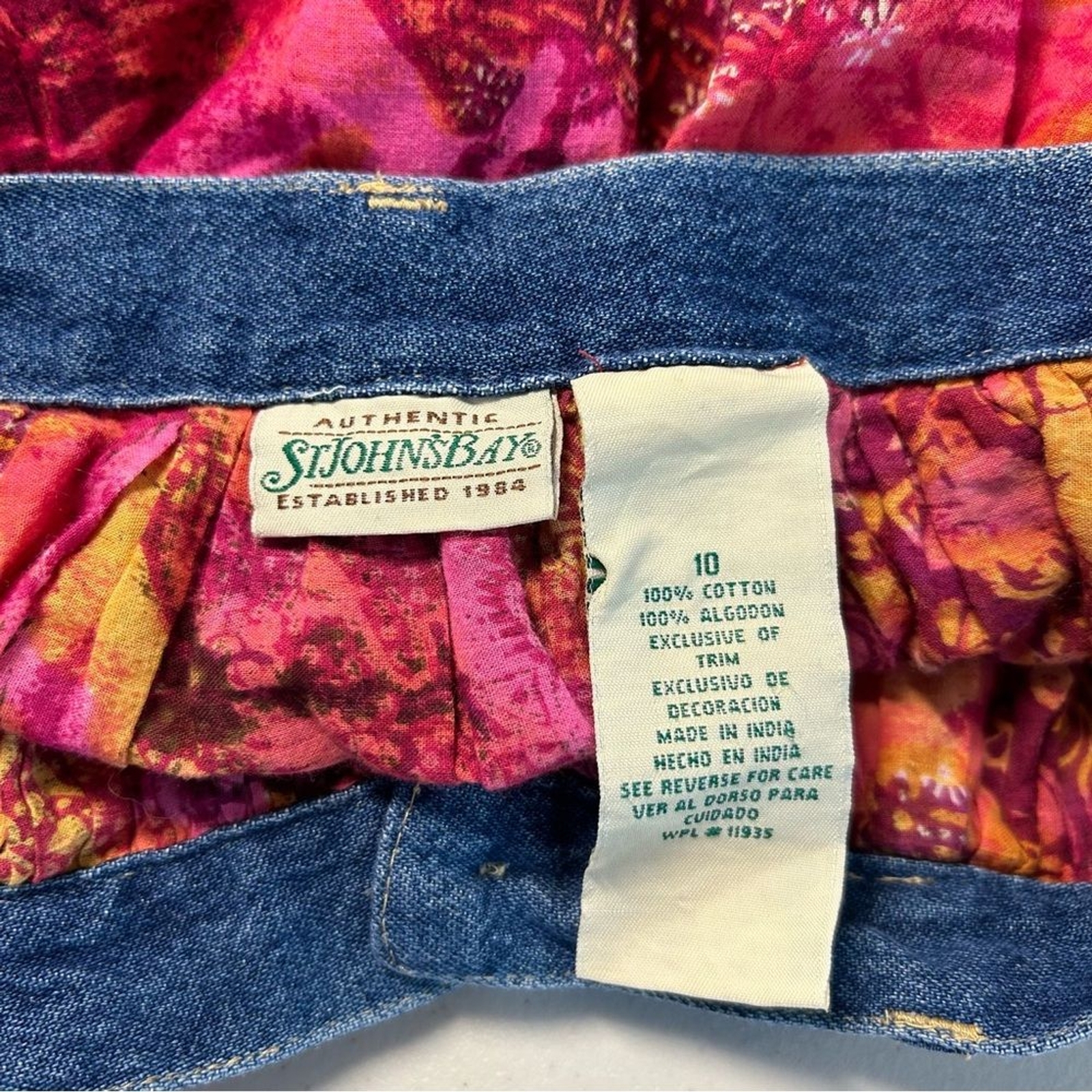 Patchwork Maxi Skirt Button Front Hippie Festival… - image 9