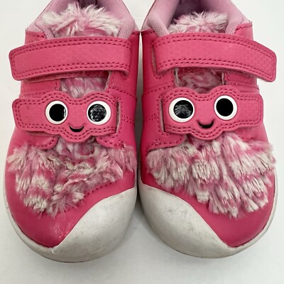 Nike Pico 5 Lil Monsters Toddler Sneakers Size 8C Pinksicle Pink Furry Shoes