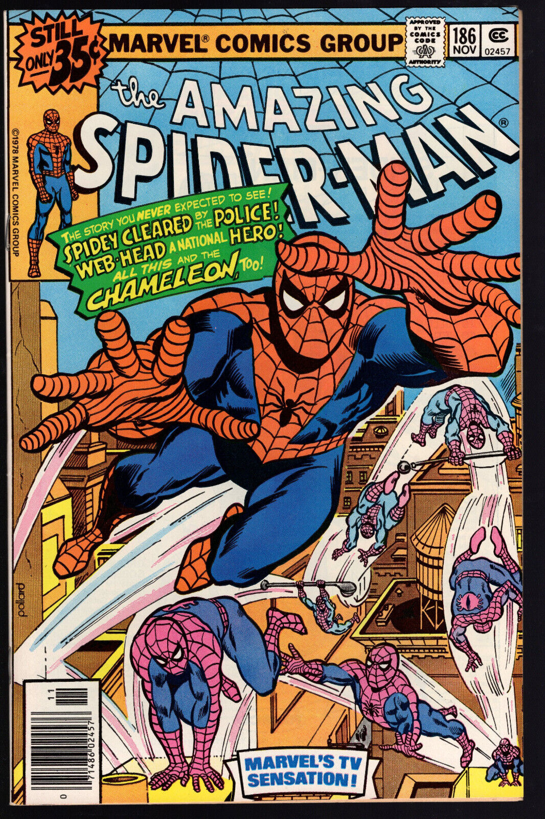 Amazing Spider-Man #186 Chameleon! Nice! NM!