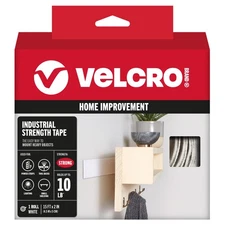 VELCRO(R) Brand Industrial Strength Tape 2"X15' White