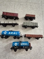 Trix Express Antique Rolling Stock Lot of 7 Tanker Freight Cars