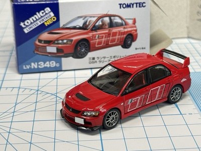 TLV 1/64 TOMICA LIMITED VINTAG NEO MITSUBISHI LANCER EVOLUTION IX MR RED LV-349c
