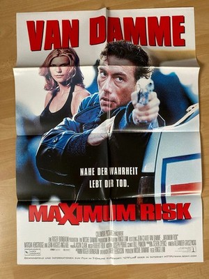 Maximum Risk Kinoplakat Poster A1, Jean Claude Van Damme, Natasha Henstridge