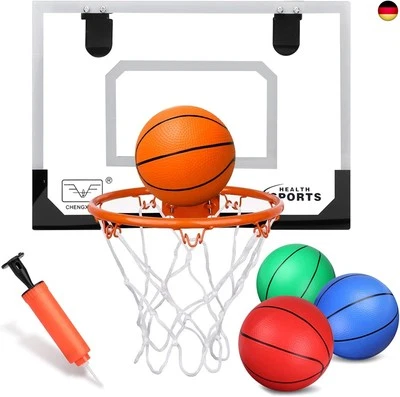 Anzmtosn Mini Indoor Basketball Reifen für Kinder, Kleiner Indoor Basketball