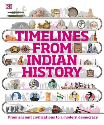 Timelines from Indian History by DK (English) Hardcover Book