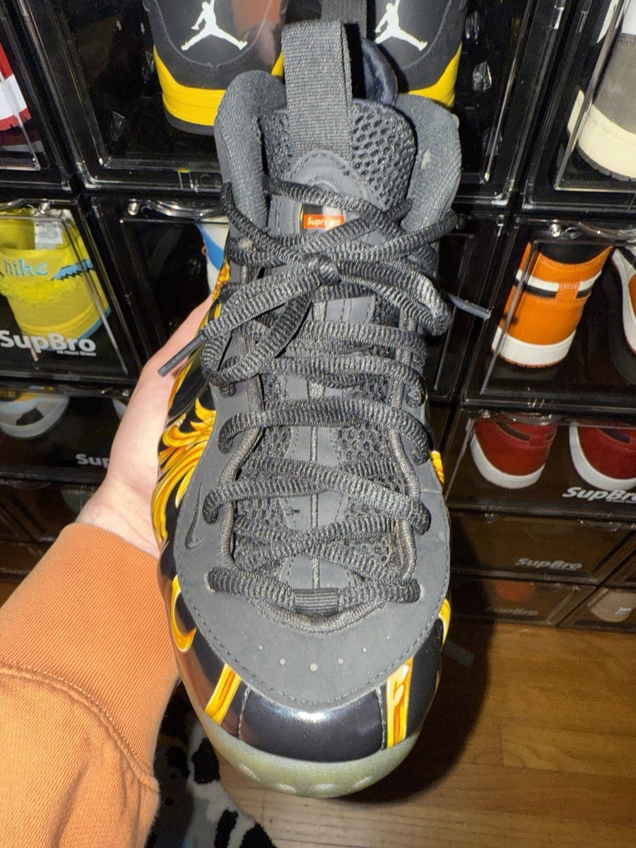 1*0様 Nike Supreme スニーカー ブラック/ゴールド Nike Air Foamposite 1 Supreme SP Black Metallic Gold Limited