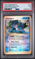 Swampert 23/109 EX Ruby & Sapphire Reverse Holo
