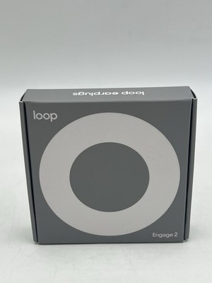 Loop Engage 2 Earplugs   Clear / Transparent Noise Relief  NEW Sealed