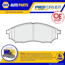 Brake Pads Set fits RENAULT KOLEOS Mk1 2.0D Front 2008 on Proformer Quality