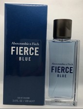 Fierce Blue Abercrombie  Fitch for Men Eau de Cologne 3.4 oz New in Sealed Box