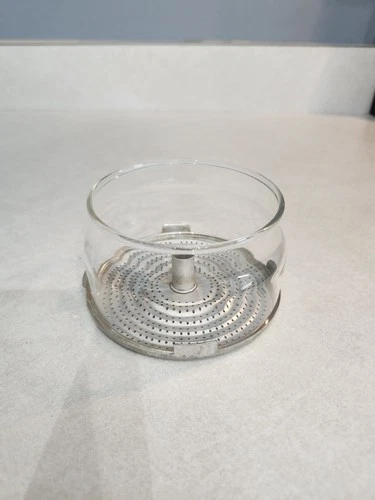 VINTAGE PYREX FLAMEWARE 4-6 CUP COFFEE PARTS BASKET BOTTOM STAINER