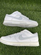 Nike Dunk Low Retro White Pure Platinum Sz 8.5 Grey