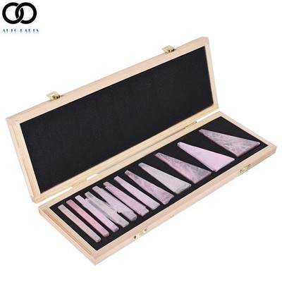 12-Piece Steel Angle Gauge Block Set 1/4 To 30 Degree Gauge Block With Case