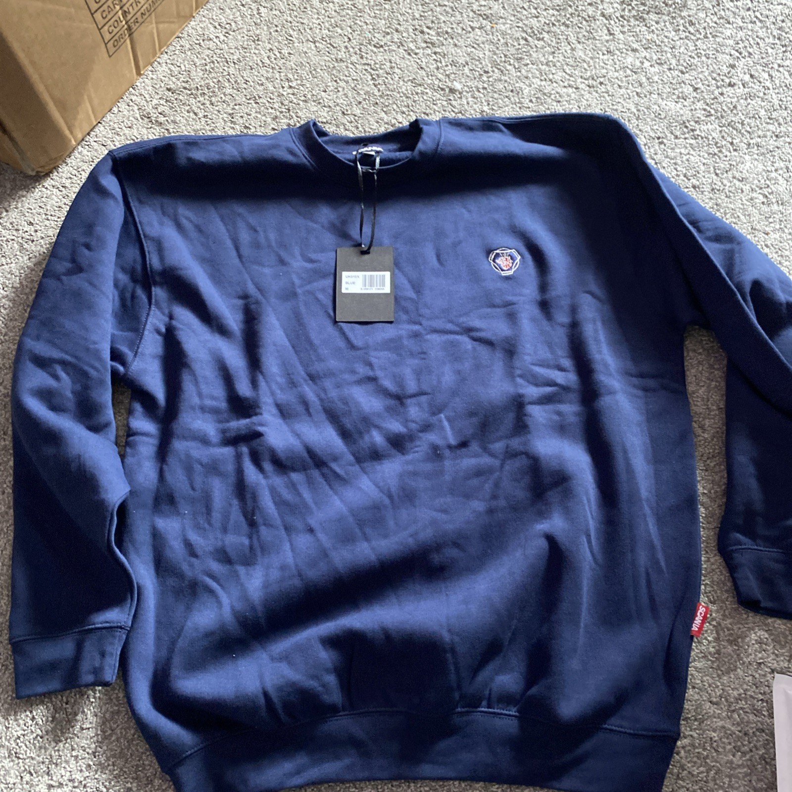 Men's Jumpers Size M Blue New  Uk018x scania tops, New Truck Top