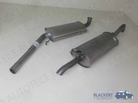 Auspuffset Ab Kat für Audi 100 +Avant 2.3 E C4 1/1990-12/1990|Mitteltopf+Endtopf