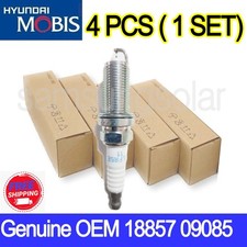 GENUINE OEM Spark Plug 4PCS 1885709085 for Hyundai Genesis G70 Sonata Kia Optima