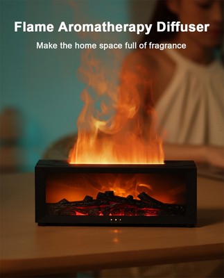 Aroma Diffuser Simulated Flame and Essential Oil Diffuser and Humidifier