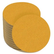 SATC 50PCS 6-in 150mm Hook&Loop No Hole Sanding Discs - Aluminum Oxide 120 Grit 0.23 per gallon