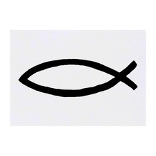 'Christian Fish' Temporary Tattoos / Transfers TO00032121 