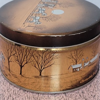 Vintage Cherrydale Farms Cashew Butter Crunch Decorative Candy Tin