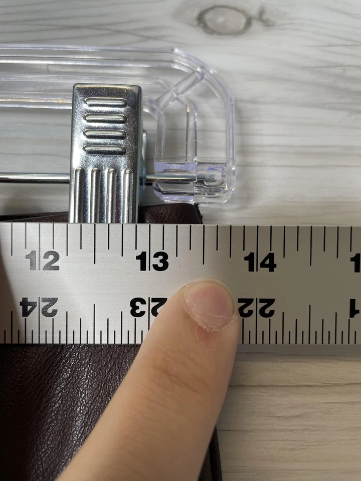 H&M Pants Womens 6 Burgundy Faux Leather Pull On Leggings Coated Oxblood Slim - Image 2 of 4