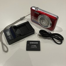 RARE RED Samsung ES65 10.2MP digital compact camera Tested Working