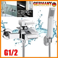 Badewannenarmatur Thermostat Mischbatterie Badewanne Wannenbatterie Bad Aufputz